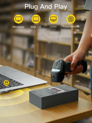 Load image into Gallery viewer, Inateck 2.4GHz Wireless Barcode Scanner - Black