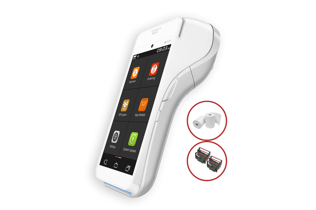 PAX A920 Elegant Android Smart Mobile POS Terminal - Bundle