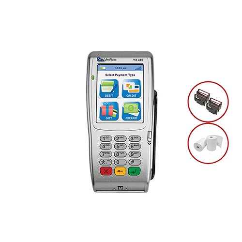 Avire Sim Card Module Verifone Vx680 3G EMV Wireless Terminal with Apriva 3G SIM Card - Refu ...