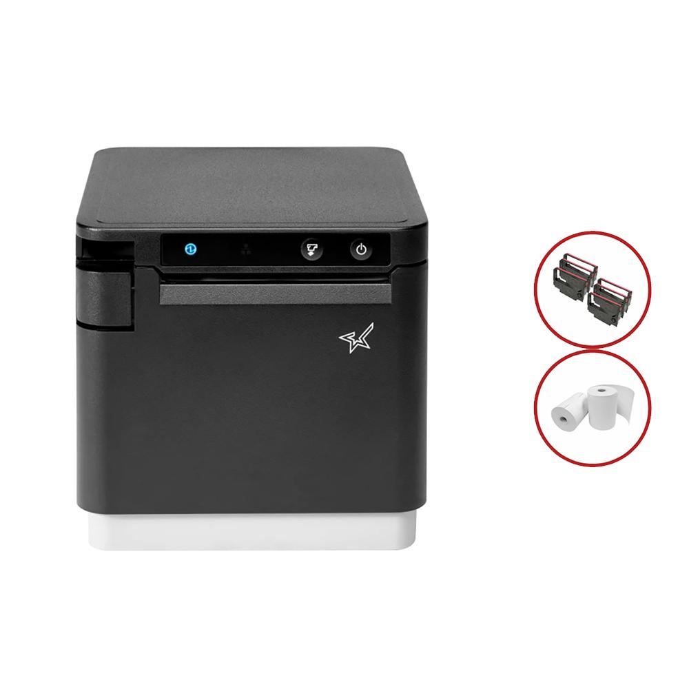 Star Micronics mC-Print3 Thermal Printer with Ethernet/USB - Bundle