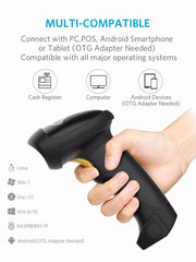 Load image into Gallery viewer, Inateck 2.4GHz Wireless Barcode Scanner - Black
