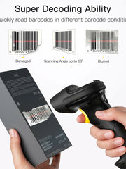 Load image into Gallery viewer, Inateck 2.4GHz Wireless Barcode Scanner - Black
