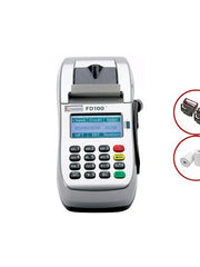 Load image into Gallery viewer, First Data FD-100Ti Countertop Credit Card Terminal Rentals - Bundle

