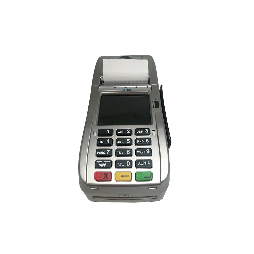 First Data FD150 EMV CTLS Credit Card Terminal with Carlton 500