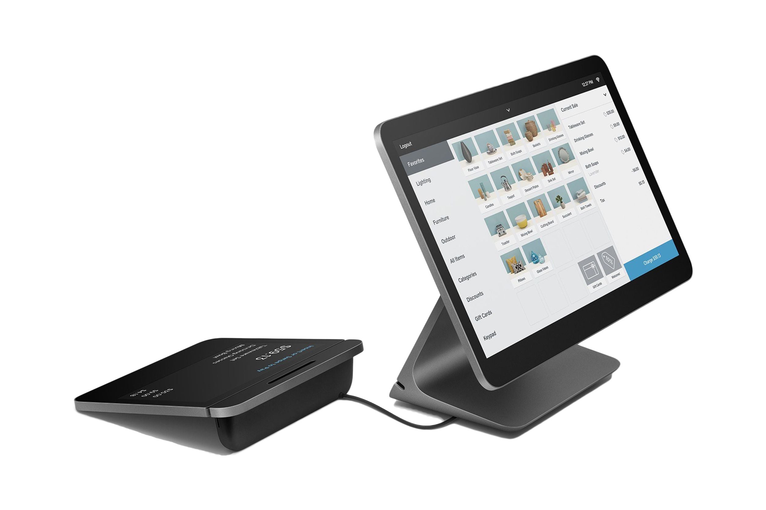 Point Of Sale) POS Bundle | Square Cash Register Kit | Up To 20